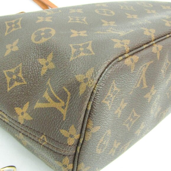 LOUIS VUITTON Brown Monogram Neverfull PM Tote Bag - Picture 4 of 14